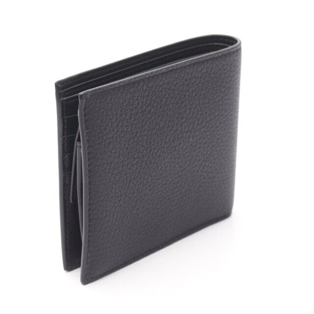 Balenciaga Wallet Black Bifold Square Folding Leather